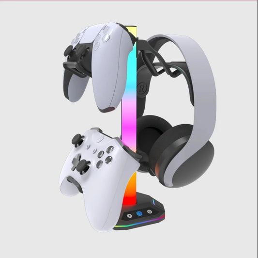 Gaming RGB Headphone Stand for Playstation5 Controller Holder