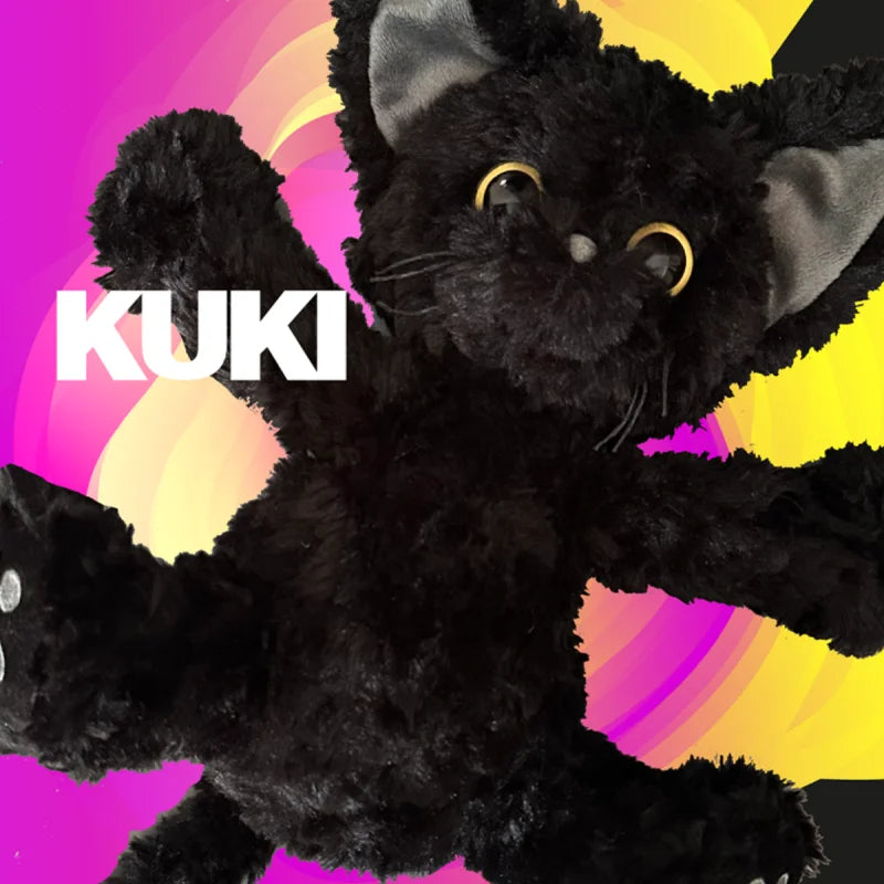 Cute Black Cat Plush