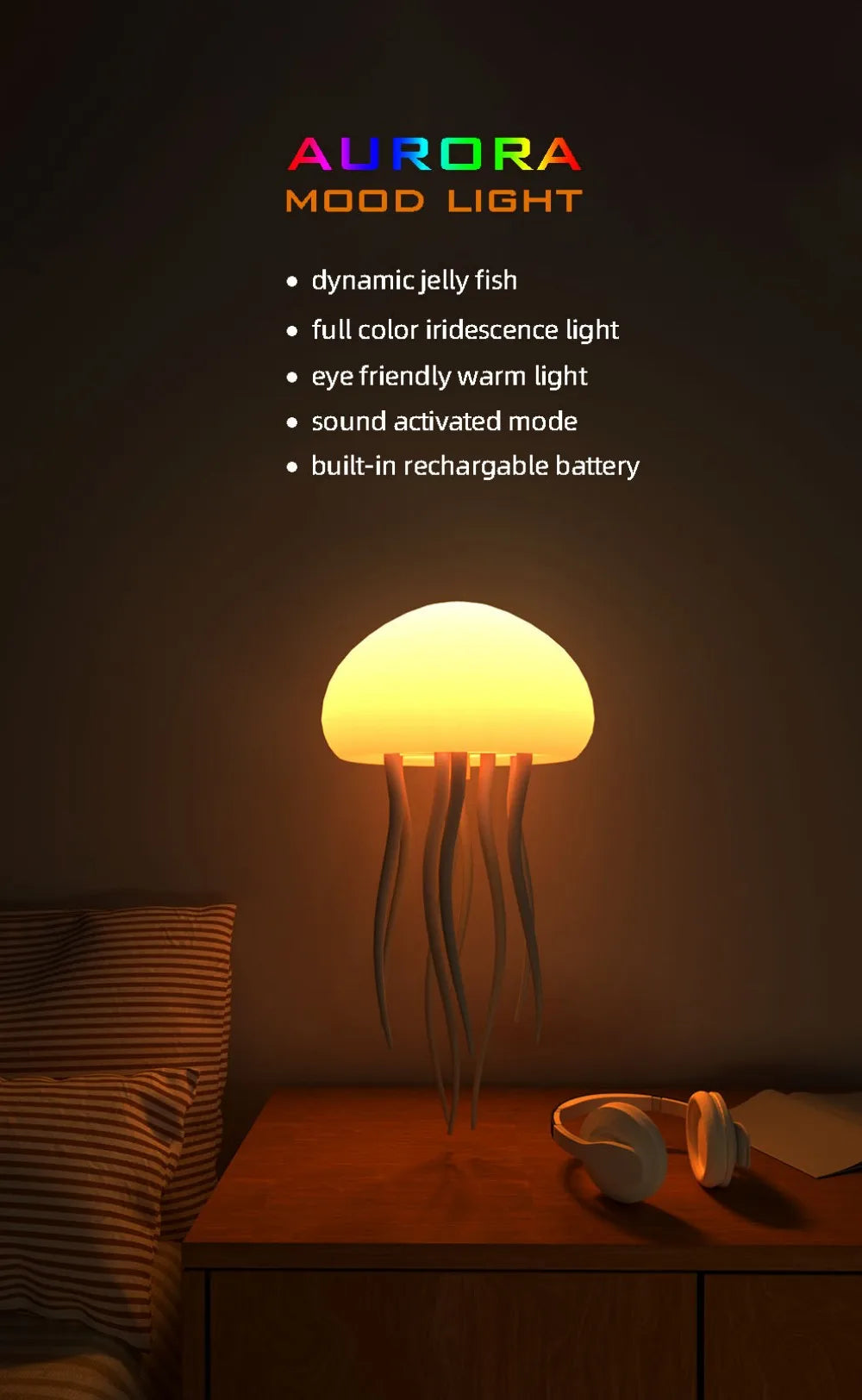Levitation Jellyfish LED Lamp