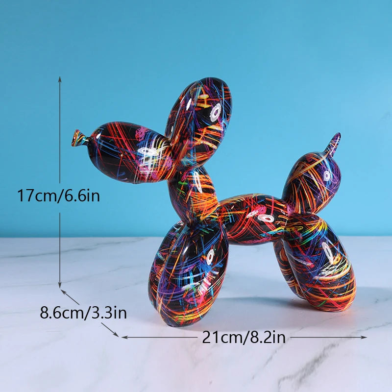 Nordic Balloon Dog Figurines for Interior