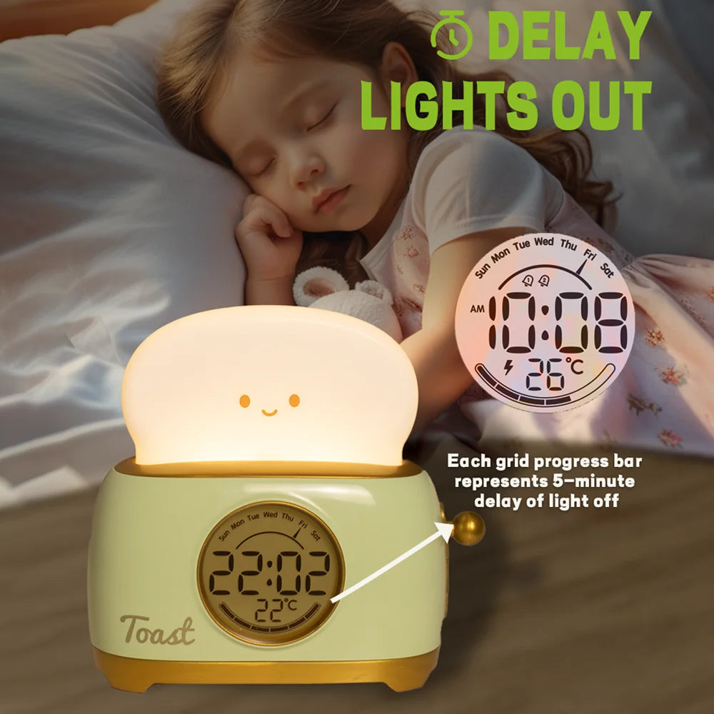 Kid Alarm Clock LED Night