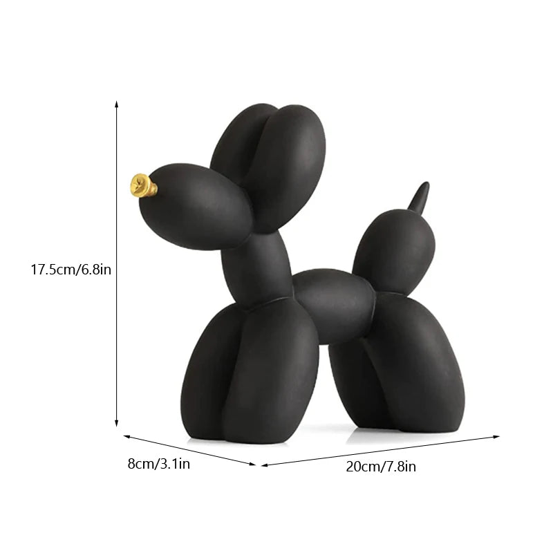 Nordic Balloon Dog Figurines for Interior