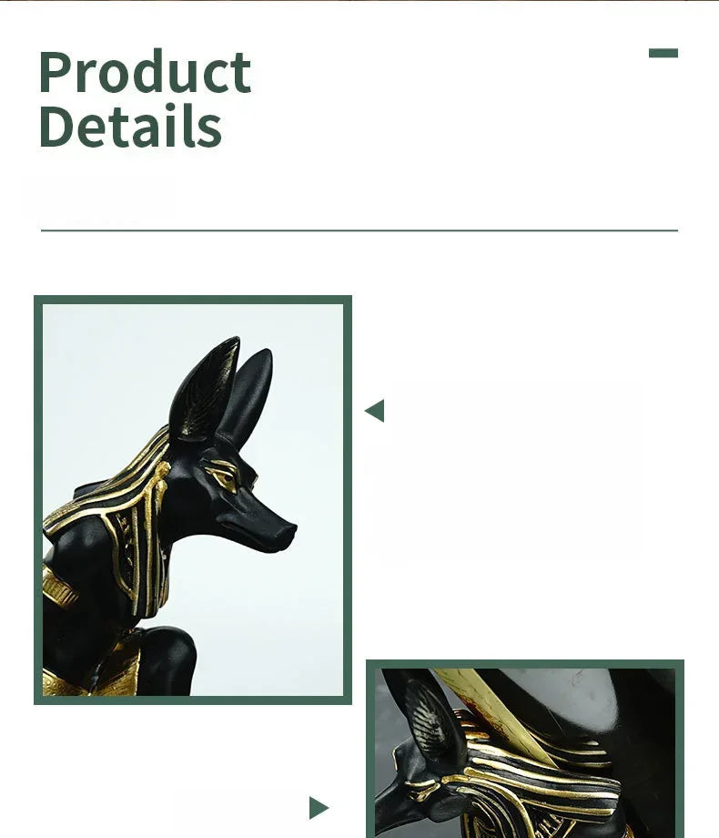 Resin Egypt Anubis God Controller Holder