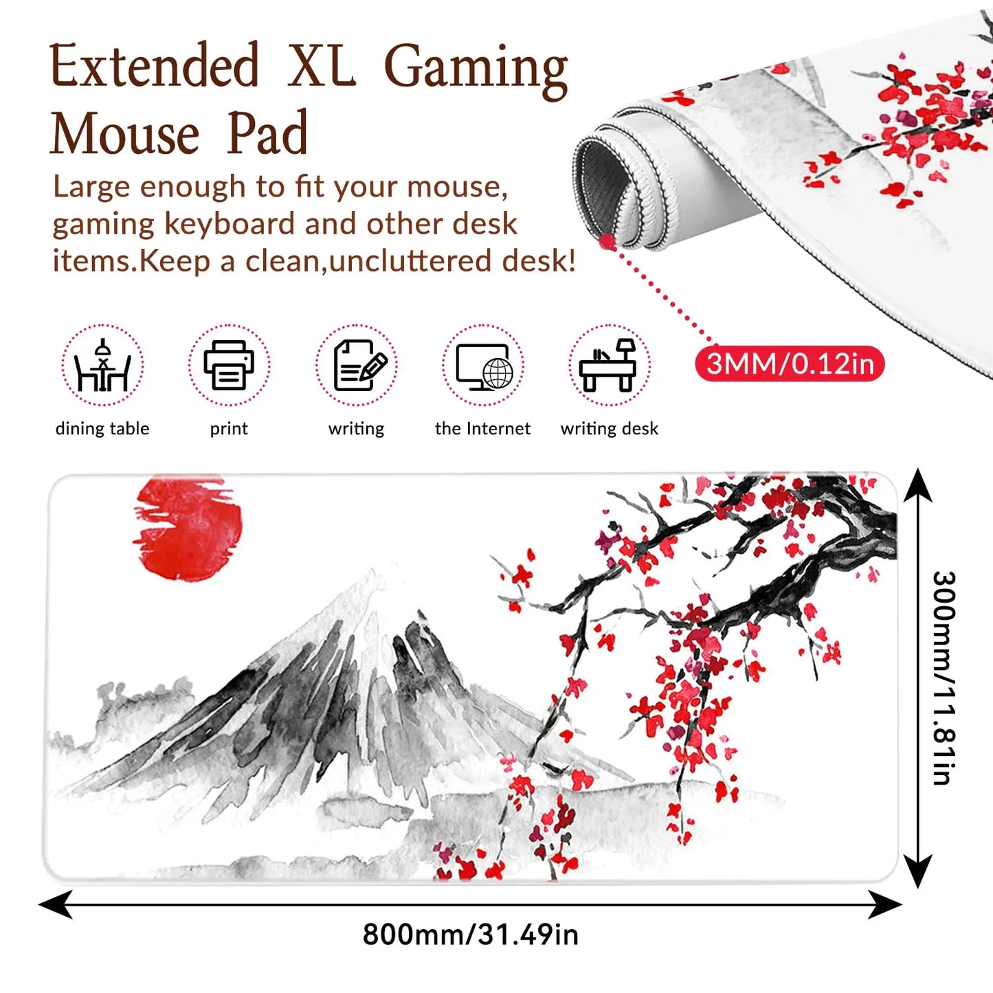 Japanese Large mouse pad