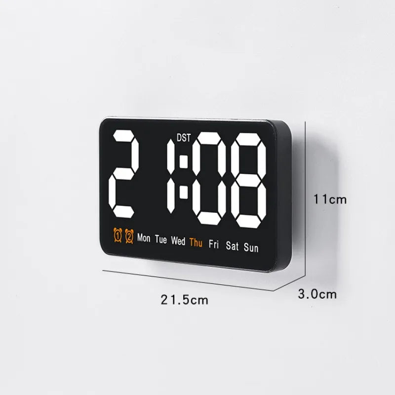 Voice Control Large Digital Wall Clock