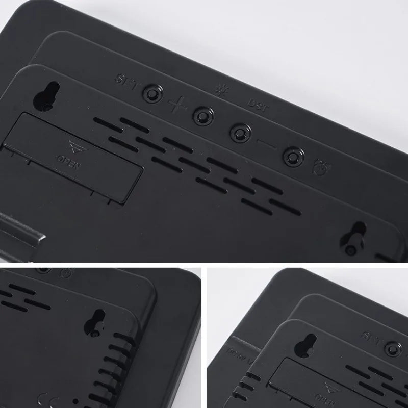 שליטה קולית שעון קיר דיגיטלי גדול