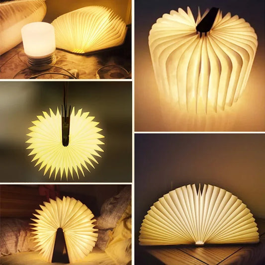 Wooden Book Light