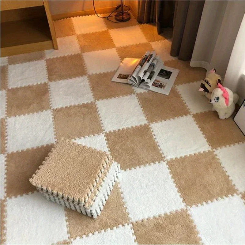 30x30cm Plush Puzzle Foam Floor Mat