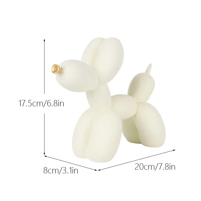 Nordic Balloon Dog Figurines for Interior