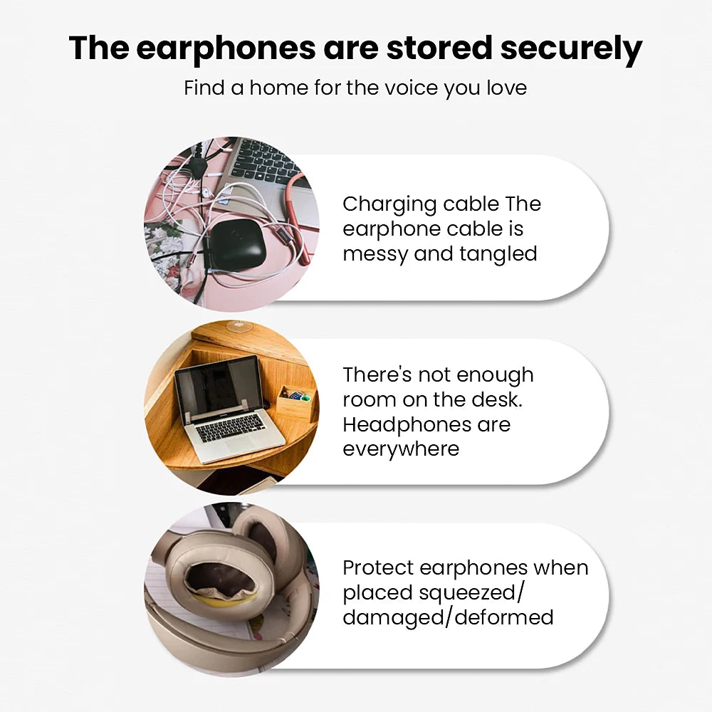 Headphone Stand Rack Non-Slip Headset Holder