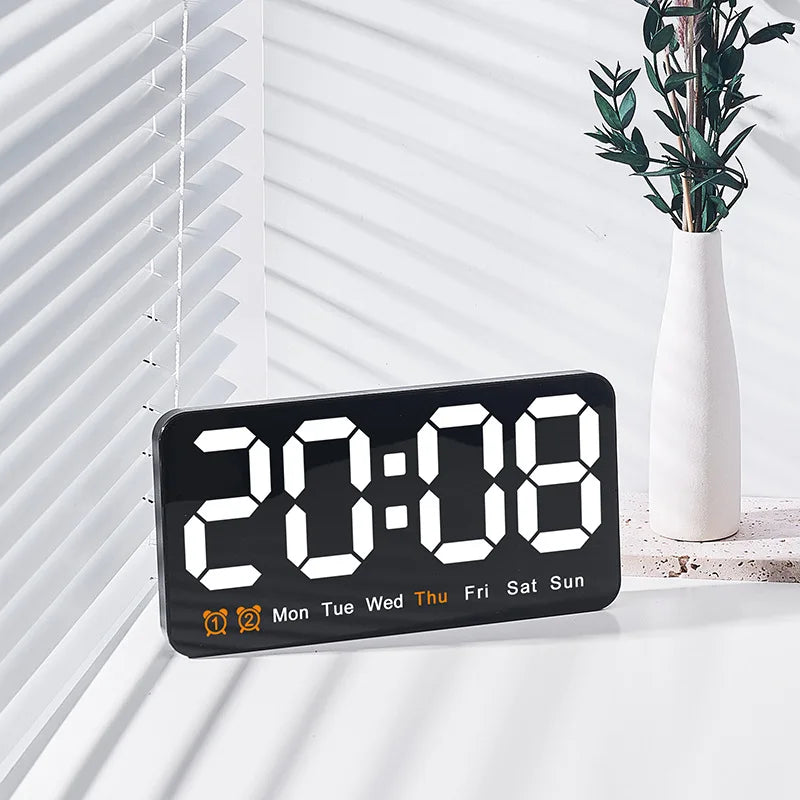Voice Control Large Digital Wall Clock