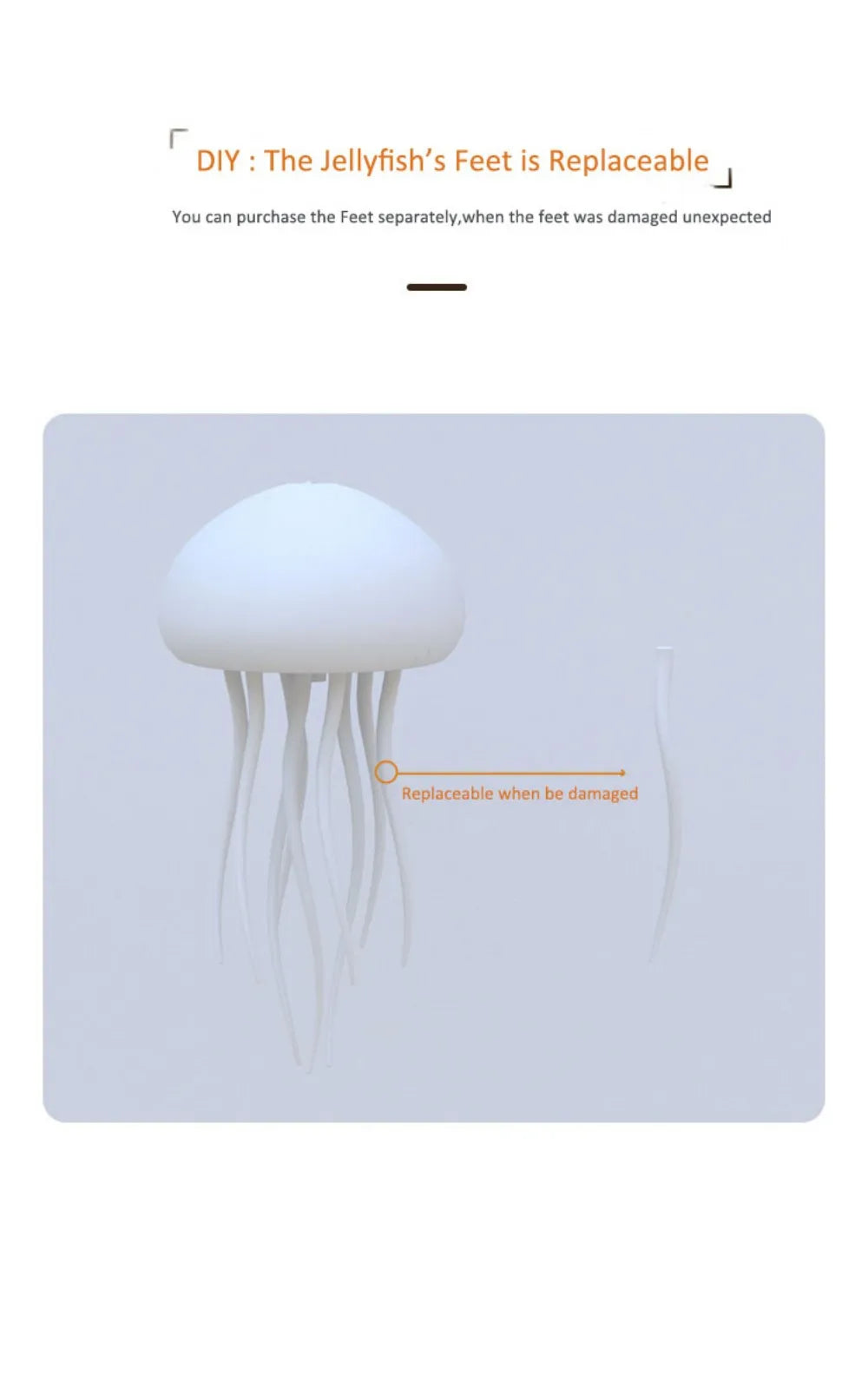 Levitation Jellyfish LED Lamp