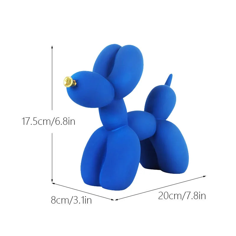 Nordic Balloon Dog Figurines for Interior