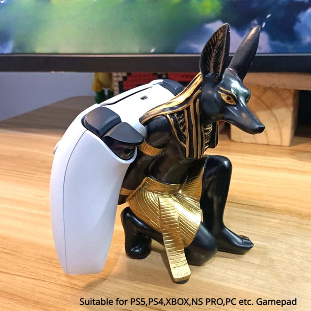 Resin Egypt Anubis God Controller Holder