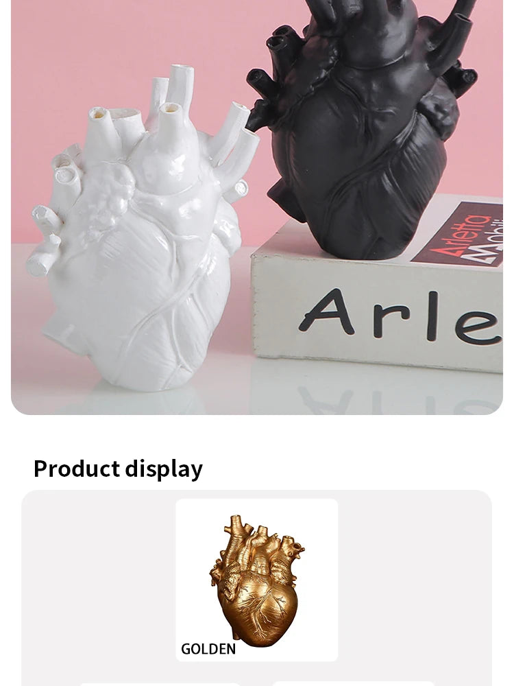 Heart Vase Personalised Sculpture