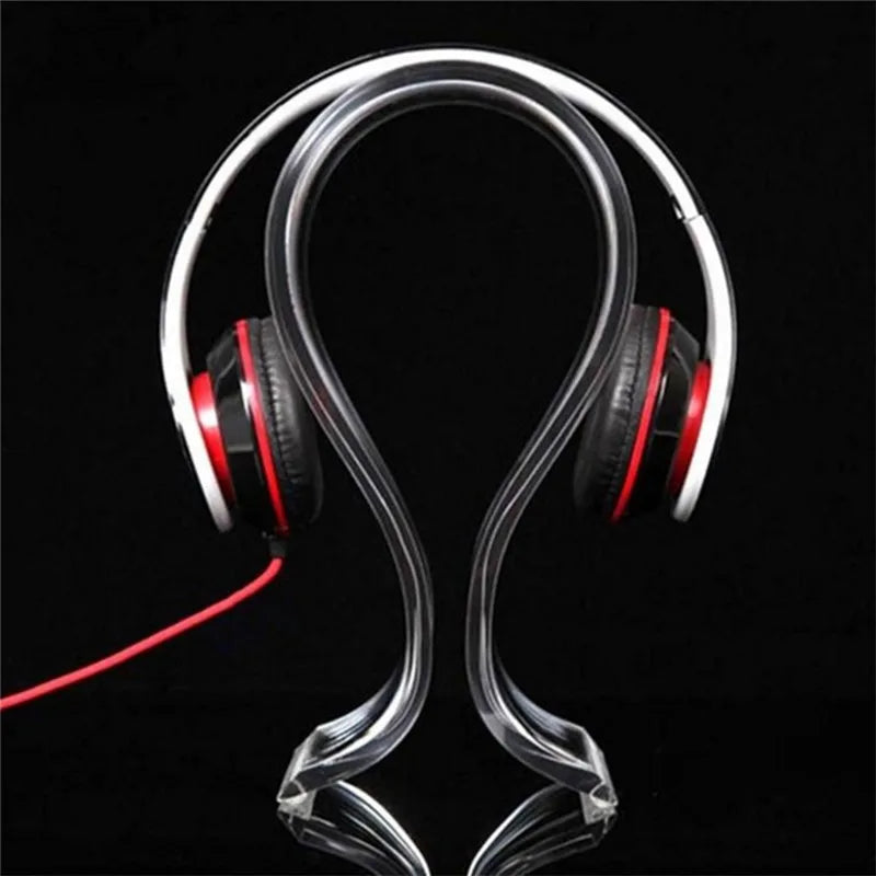 3mm Universal Acrylic Headphone Headset Earphone Stand Holder