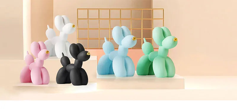 Nordic Balloon Dog Figurines for Interior