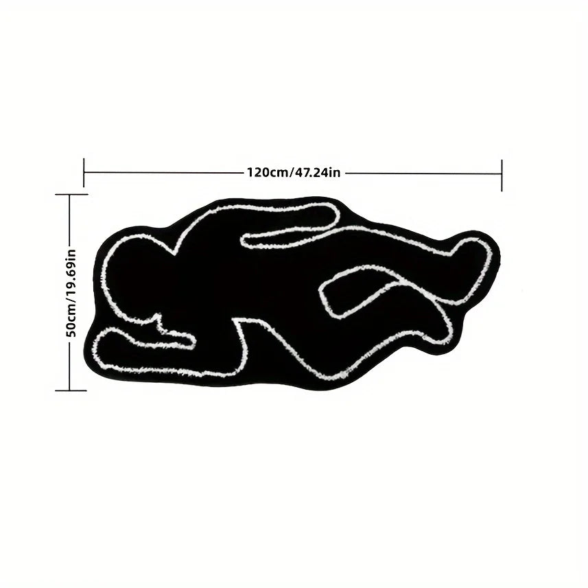 Non-Slip Creative Humanoid Rug