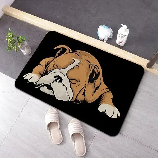 French Bulldogs Entrance Doormat Home