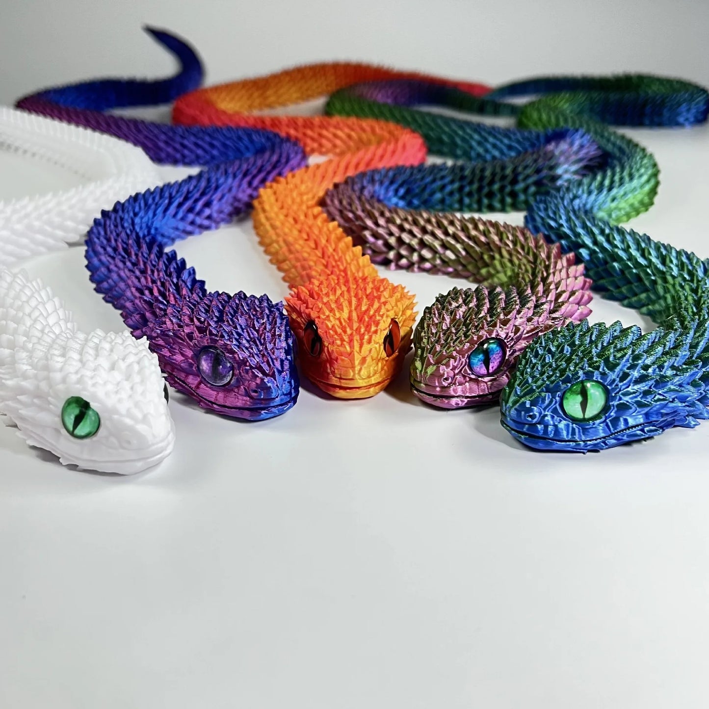 3D Printed Snake Movable