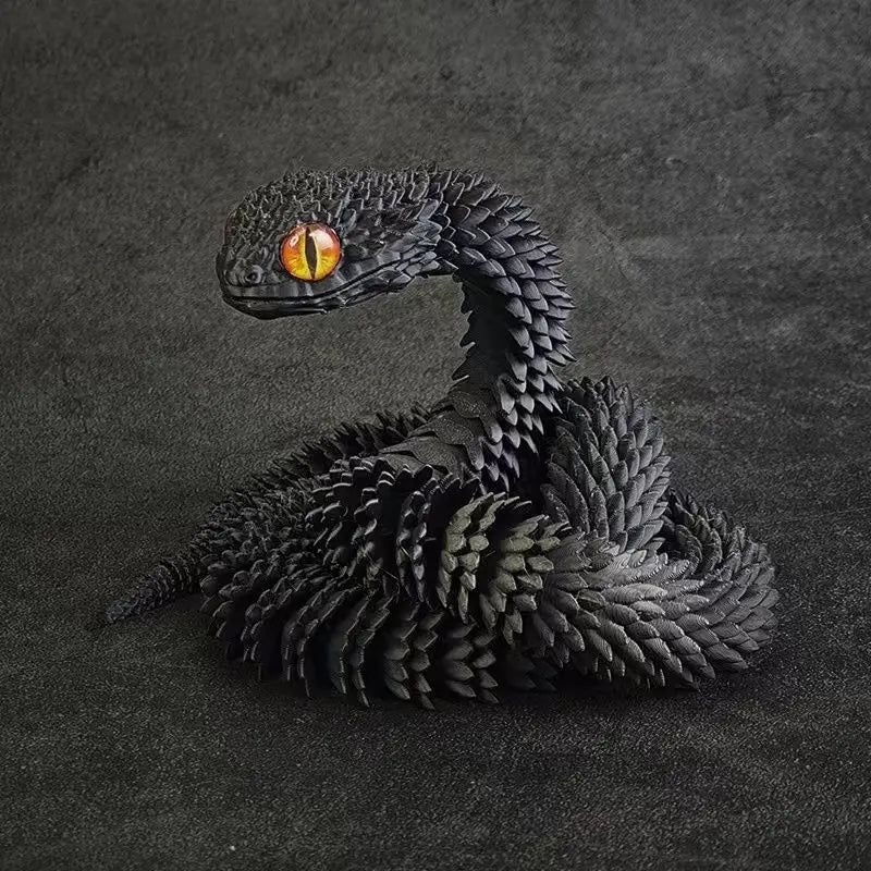 3D Printed Snake Movable
