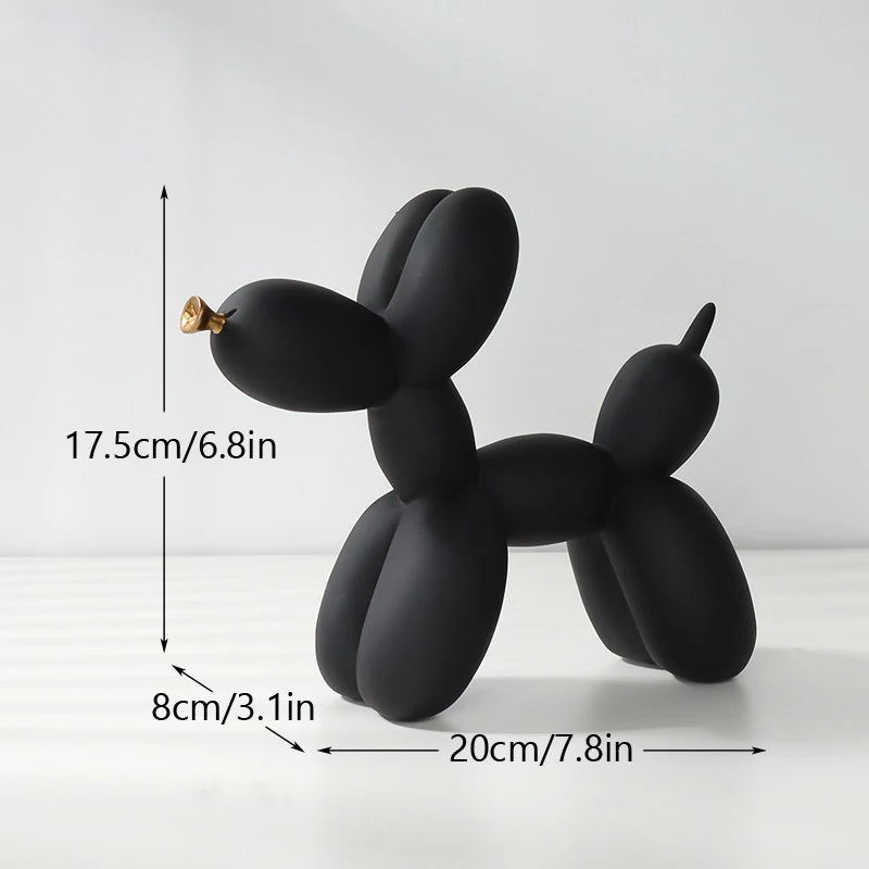 Nordic Balloon Dog Figurines for Interior