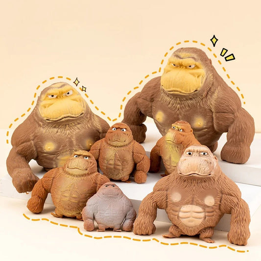 Cute Gorilla Figurines Humorous