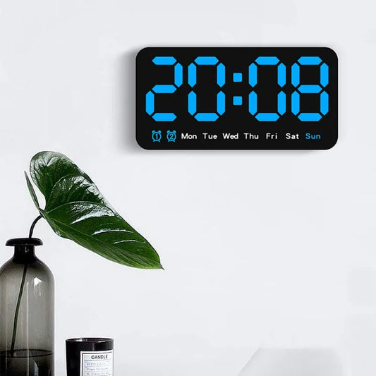 Voice Control Large Digital Wall Clock