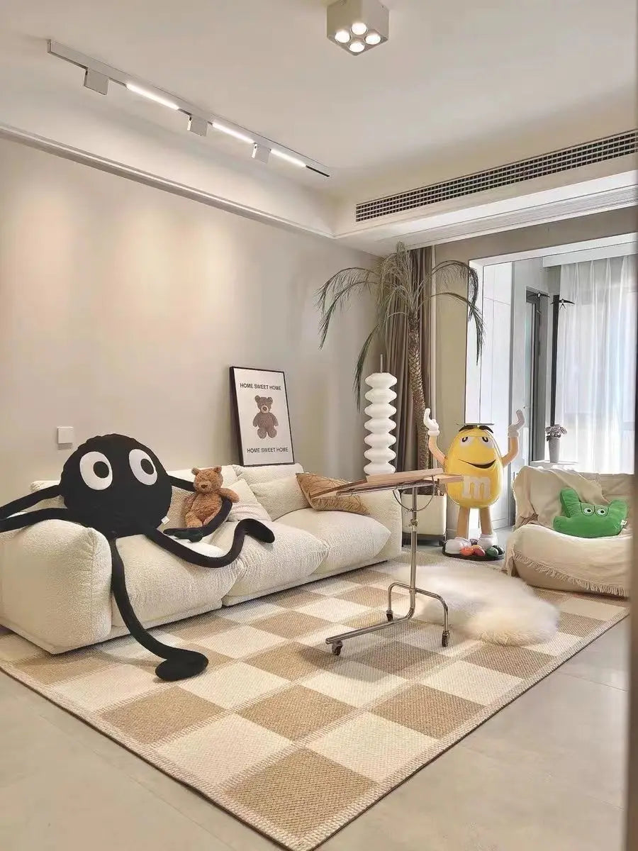 Cushion Black Coal Ball Doll Sofa