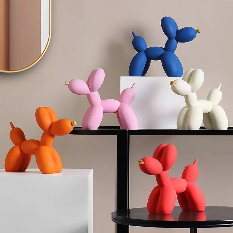 Nordic Balloon Dog Figurines for Interior