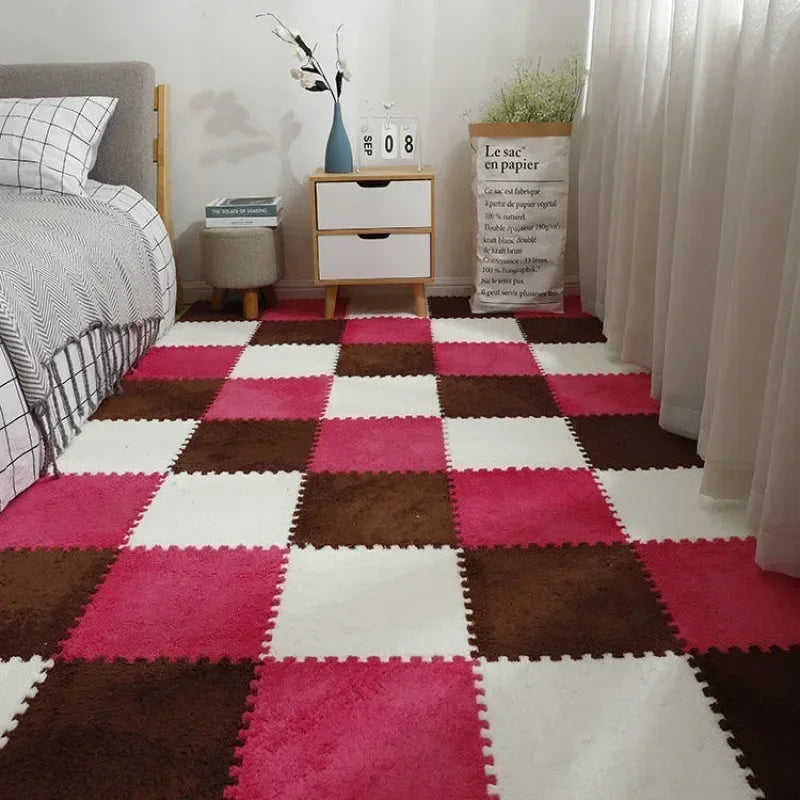 30x30cm Plush Puzzle Foam Floor Mat