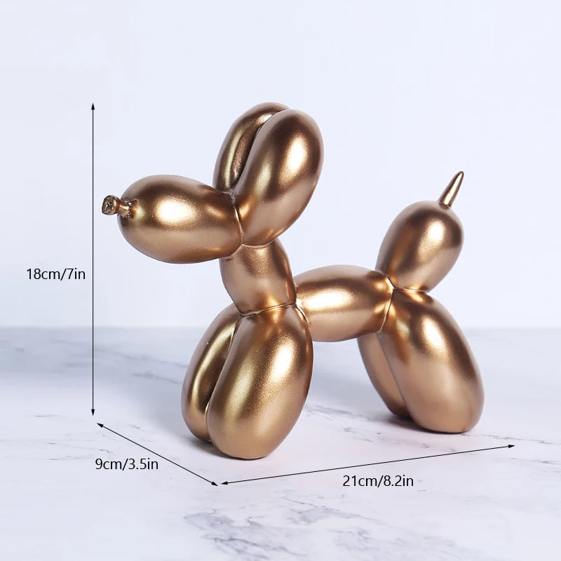 Nordic Balloon Dog Figurines for Interior