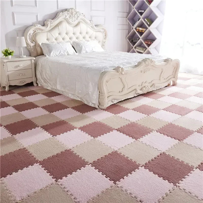 30x30cm Plush Puzzle Foam Floor Mat