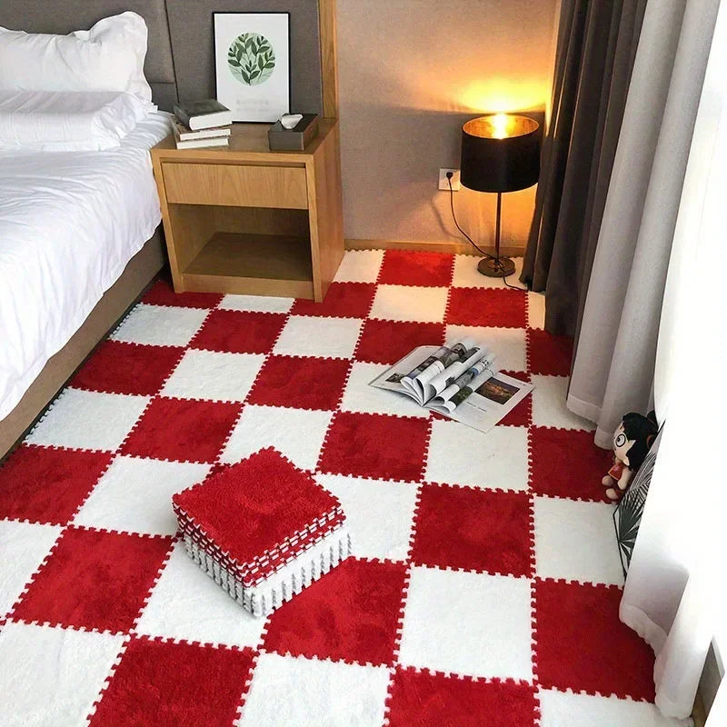 30x30cm Plush Puzzle Foam Floor Mat