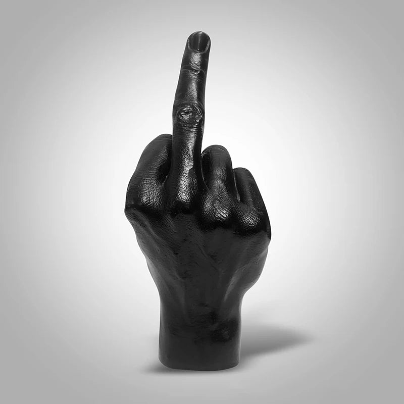 Resin Ornaments Of Middle Finger Statue