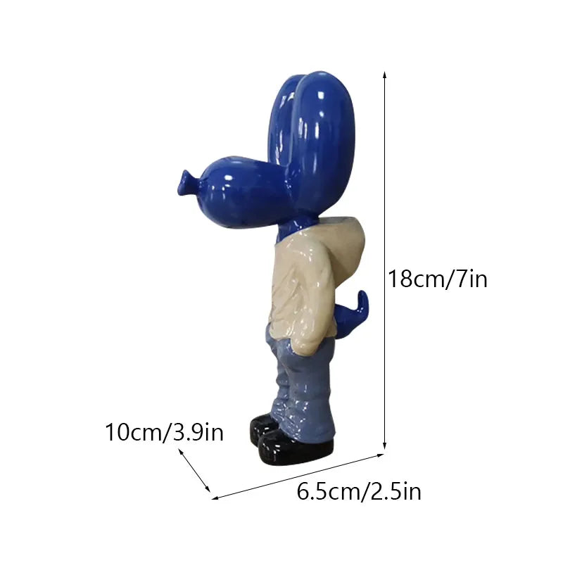 Pocket Balloon Dog Figure