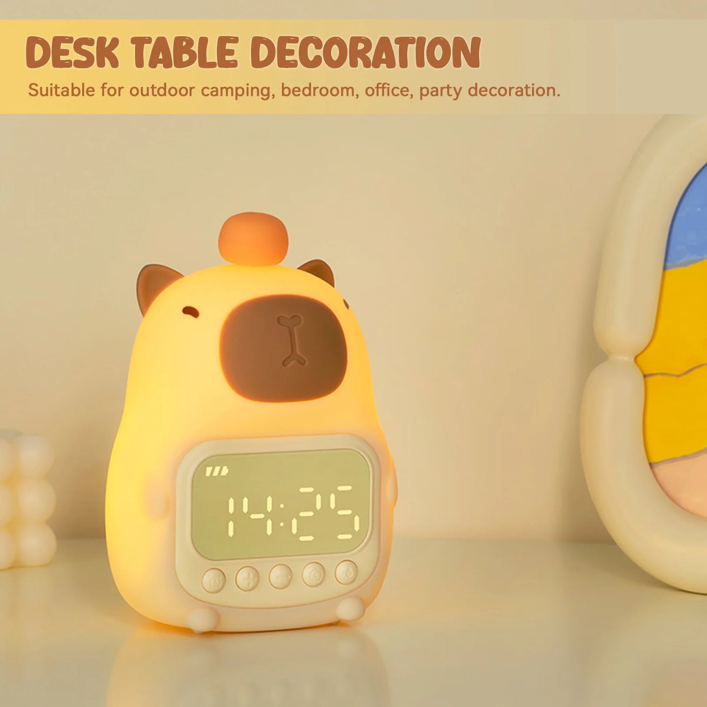 Capybara Clock