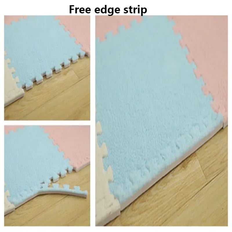 30x30cm Plush Puzzle Foam Floor Mat