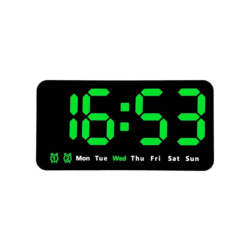 Voice Control Large Digital Wall Clock