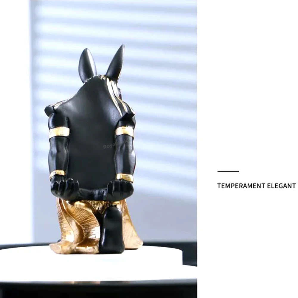 Resin Egypt Anubis God Controller Holder
