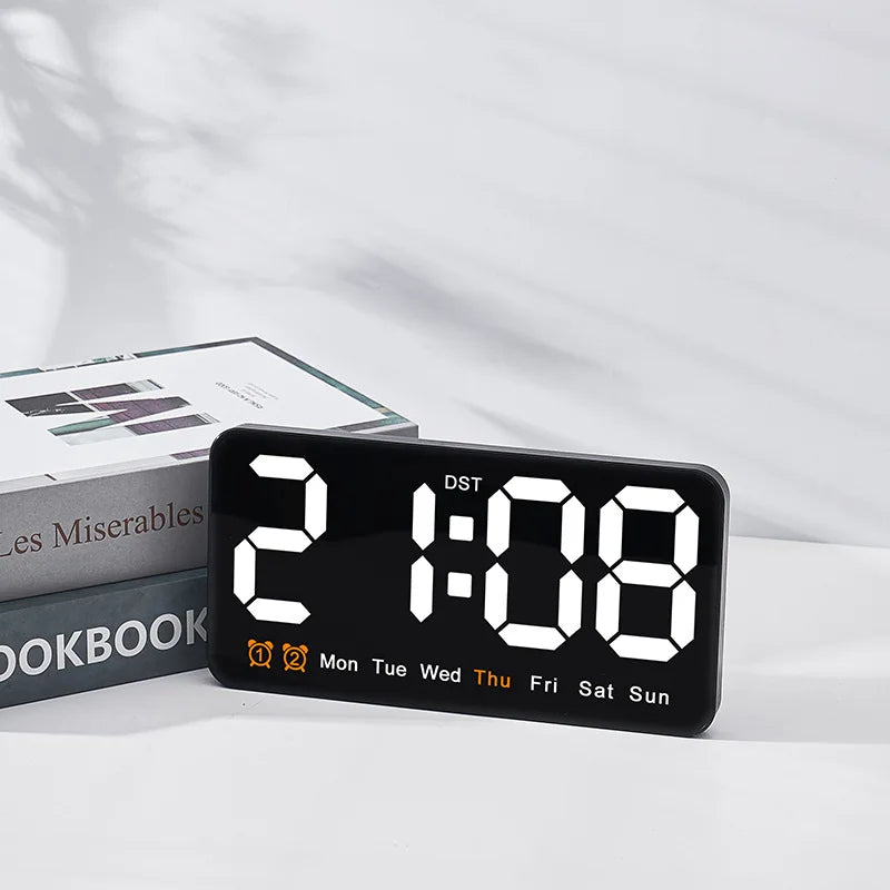 Voice Control Large Digital Wall Clock
