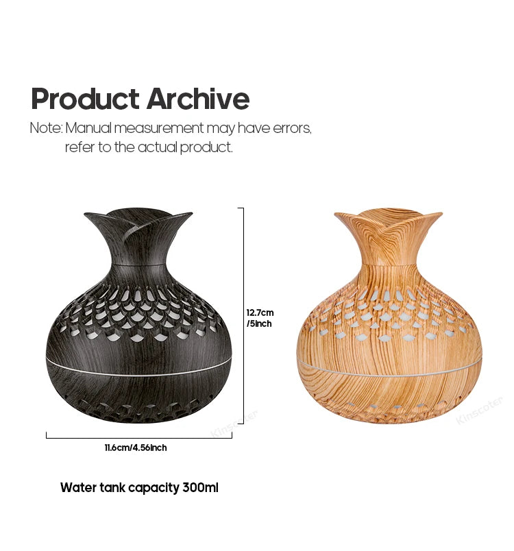 Wood Grain Humidifier 300ml