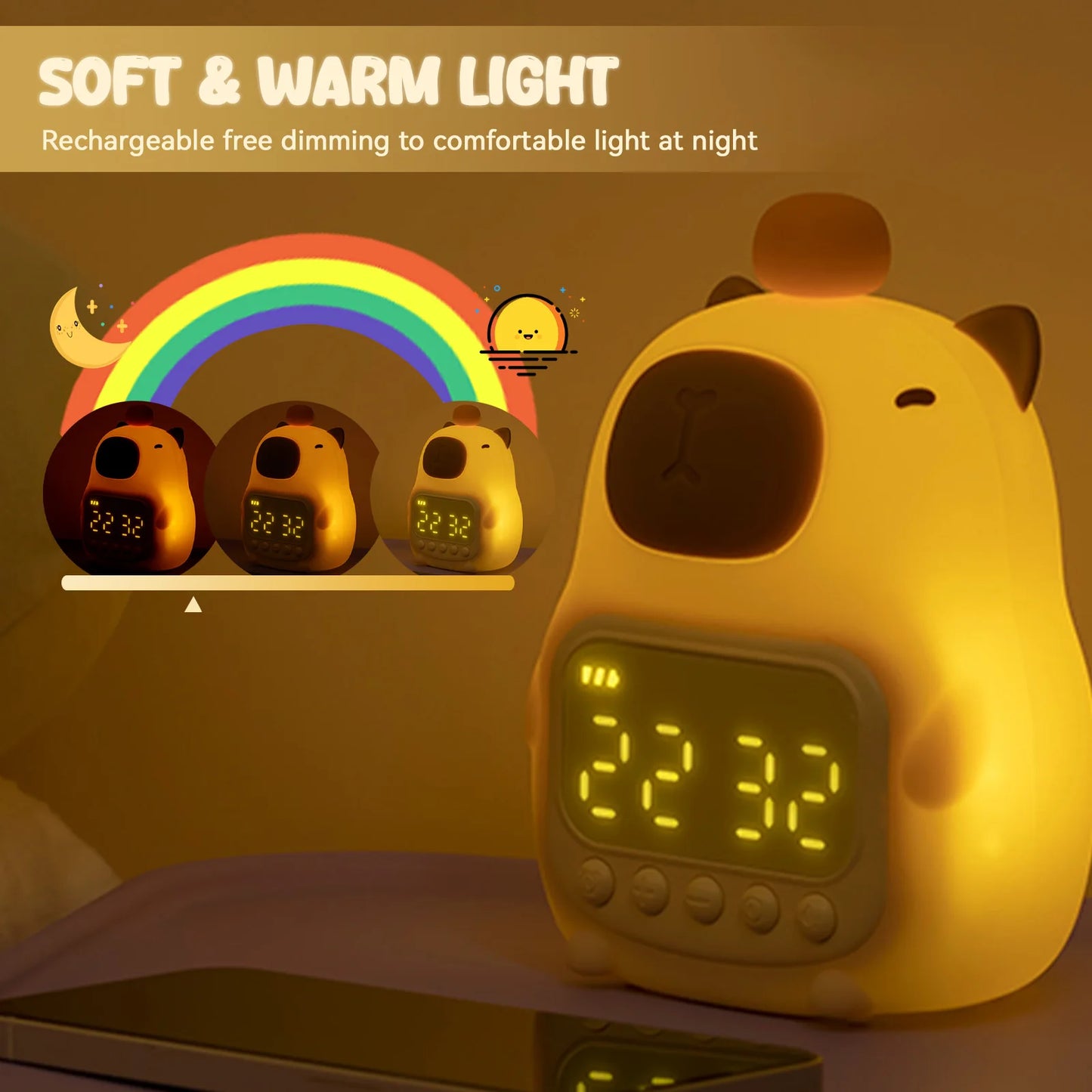 Capybara Clock