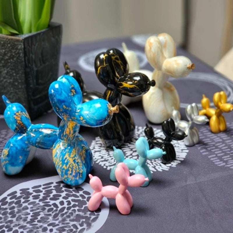 Nordic Balloon Dog Figurines for Interior