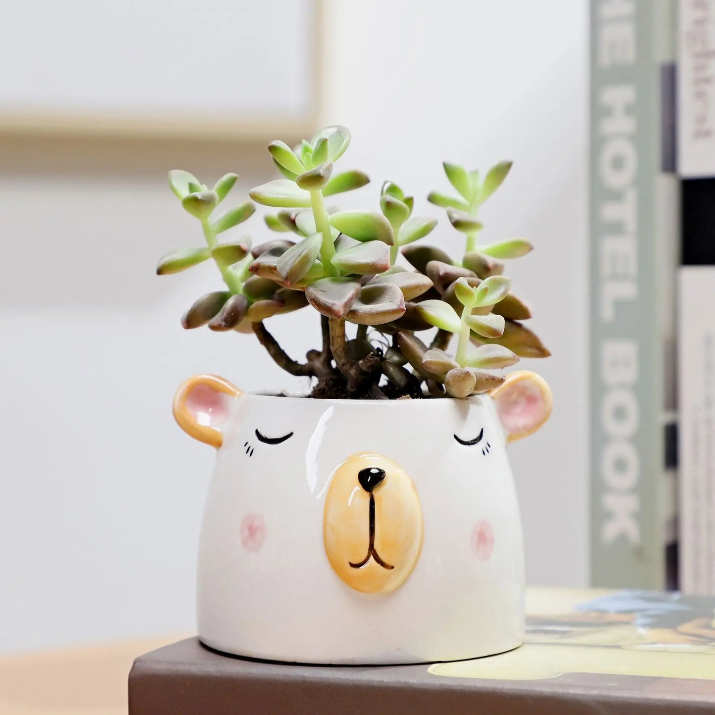 1Pcs Nordic Style Ceramic Animal Flower Pot