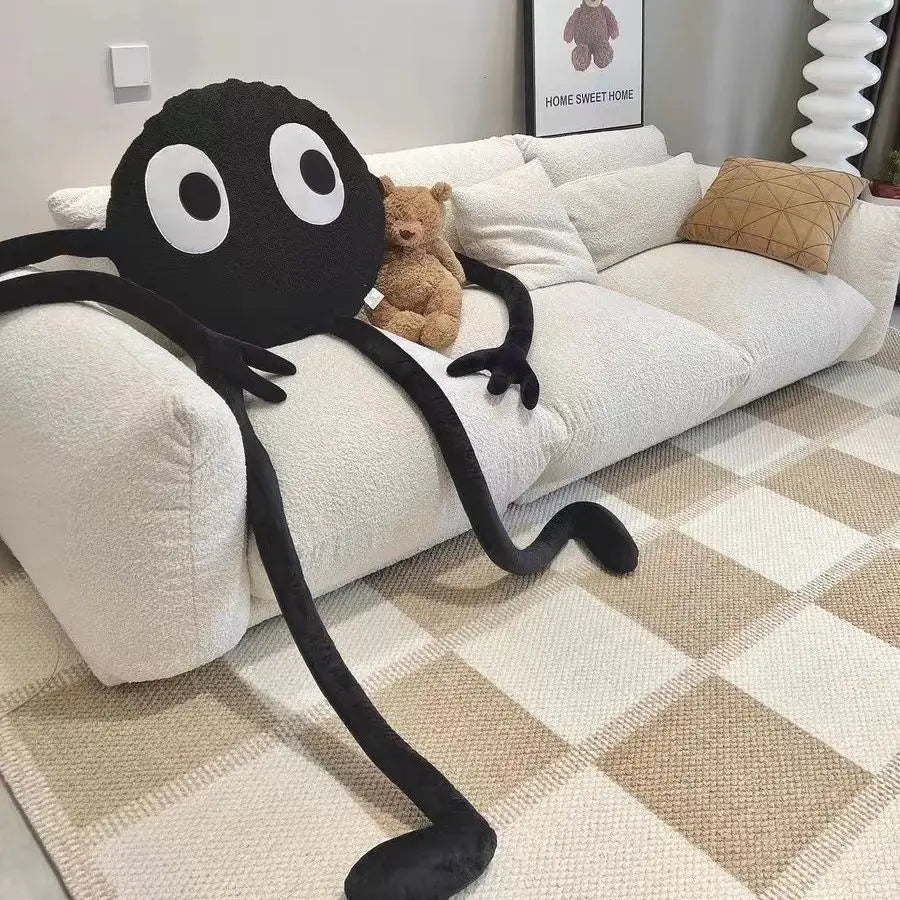 Cushion Black Coal Ball Doll Sofa