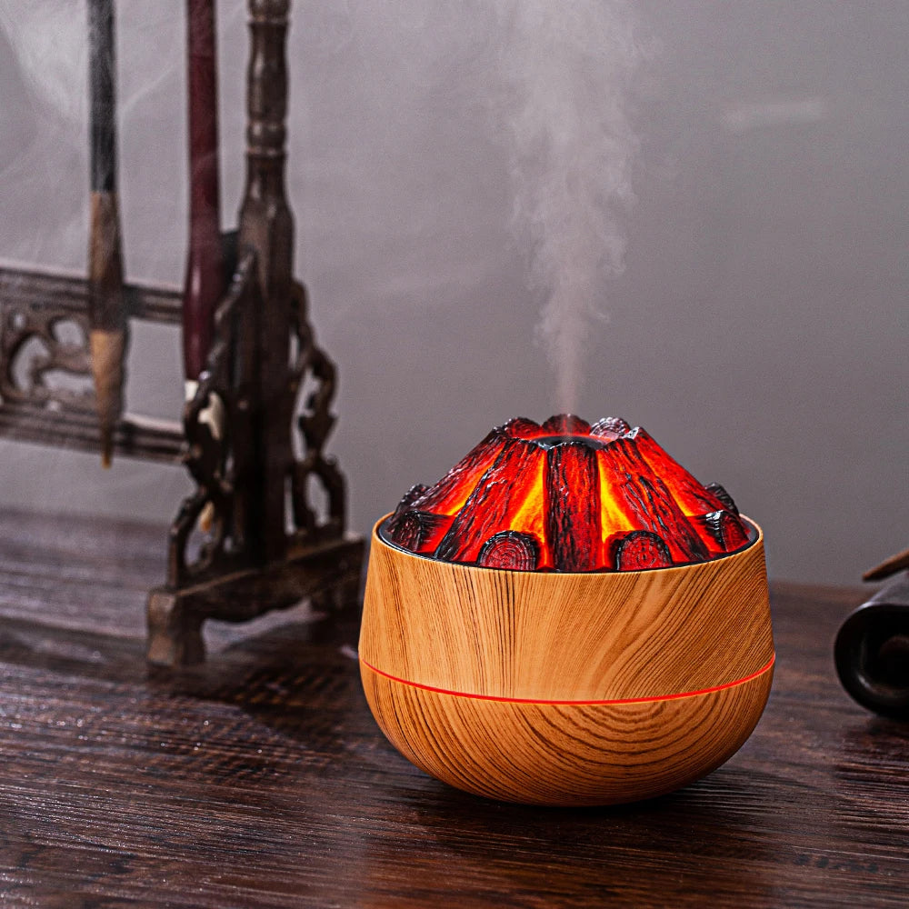 300ML Artificial Charcoal Fire Air Humidifier
