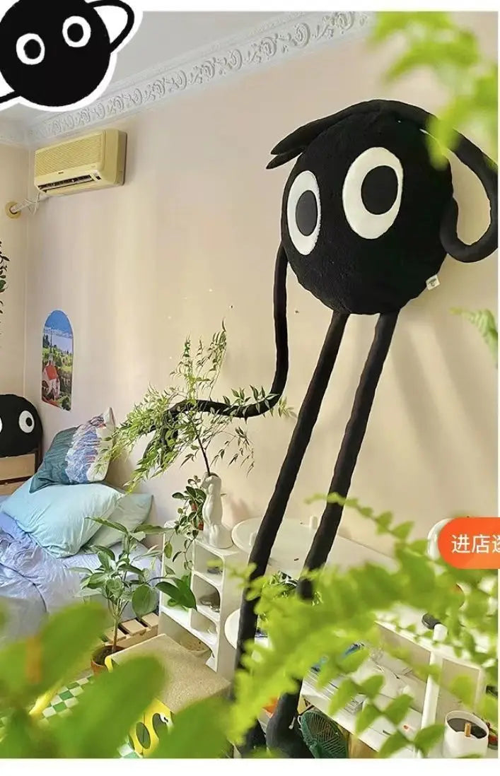 Cushion Black Coal Ball Doll Sofa