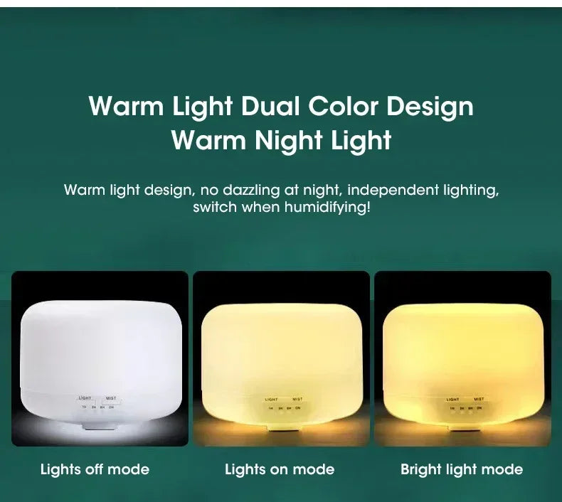 Night Lights Mini Humidifier For Car Home Bedroom