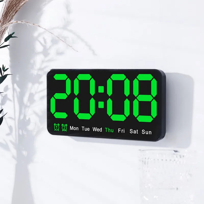 Voice Control Large Digital Wall Clock